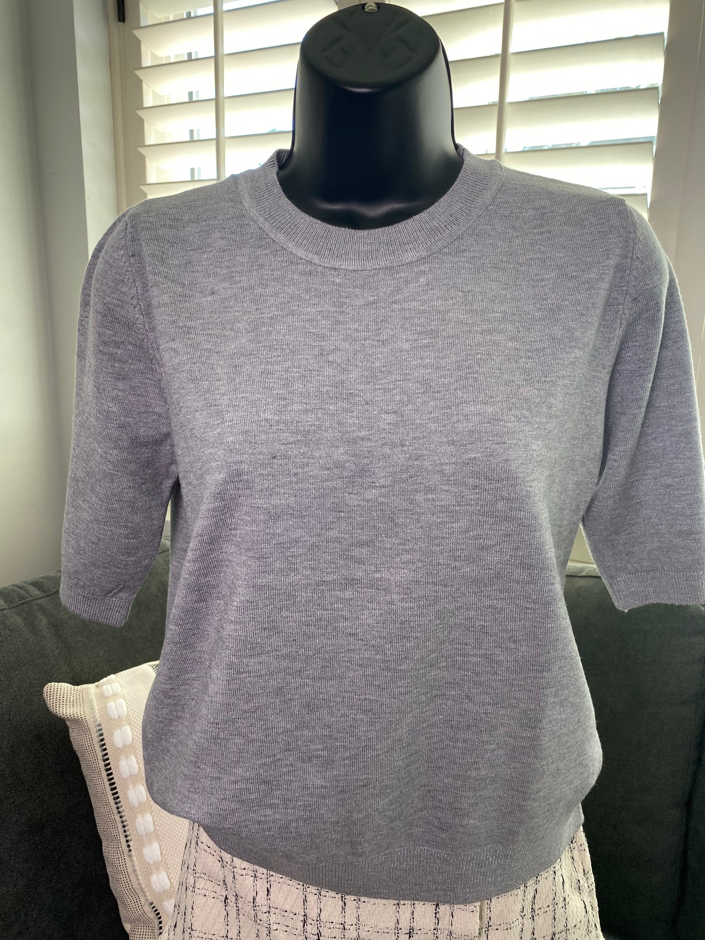 Soft Knitted Gray Shirt