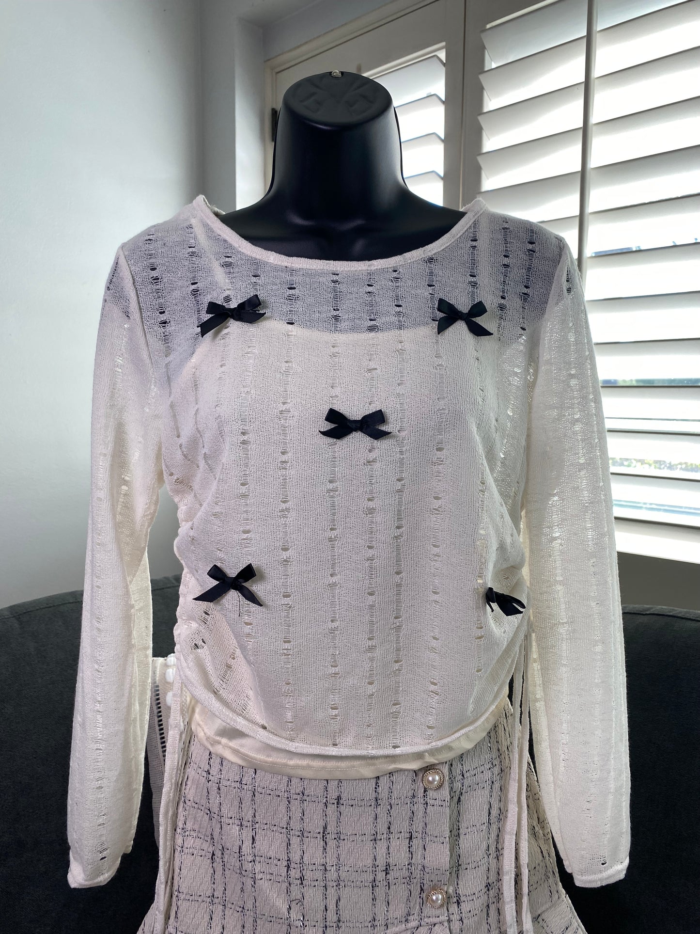 Knitted Long Sleeve Top