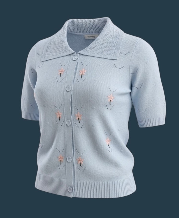Top summer knitted