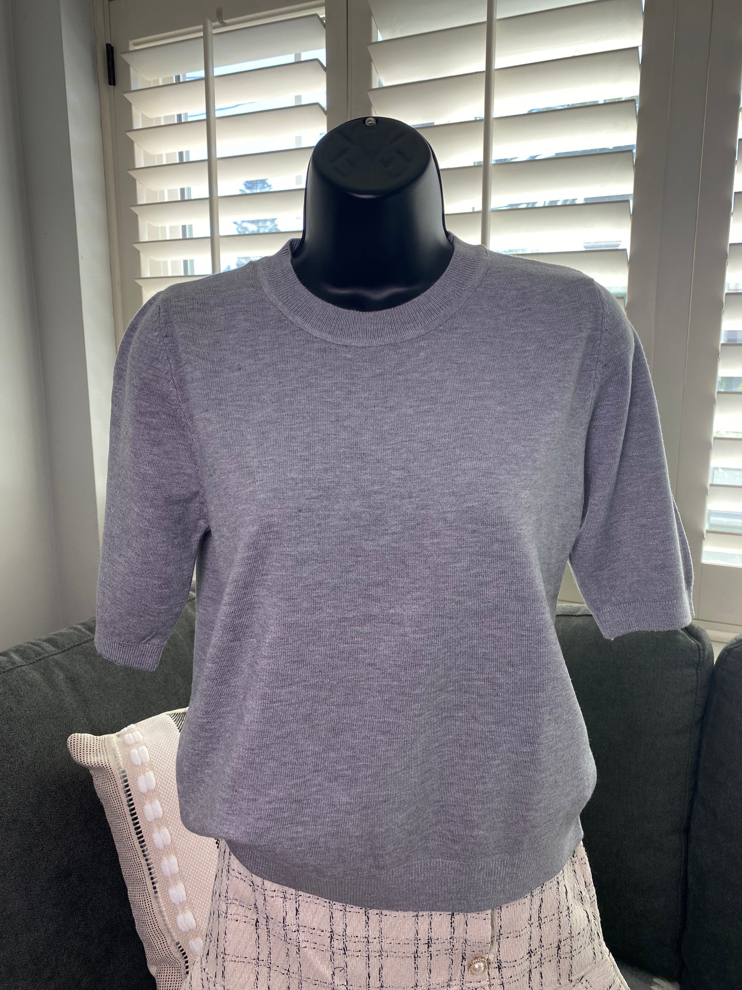 Soft Knitted Gray Shirt
