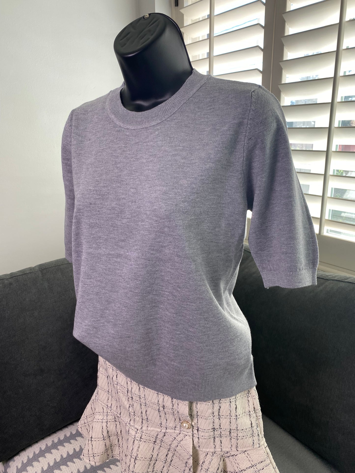 Soft Knitted Gray Shirt