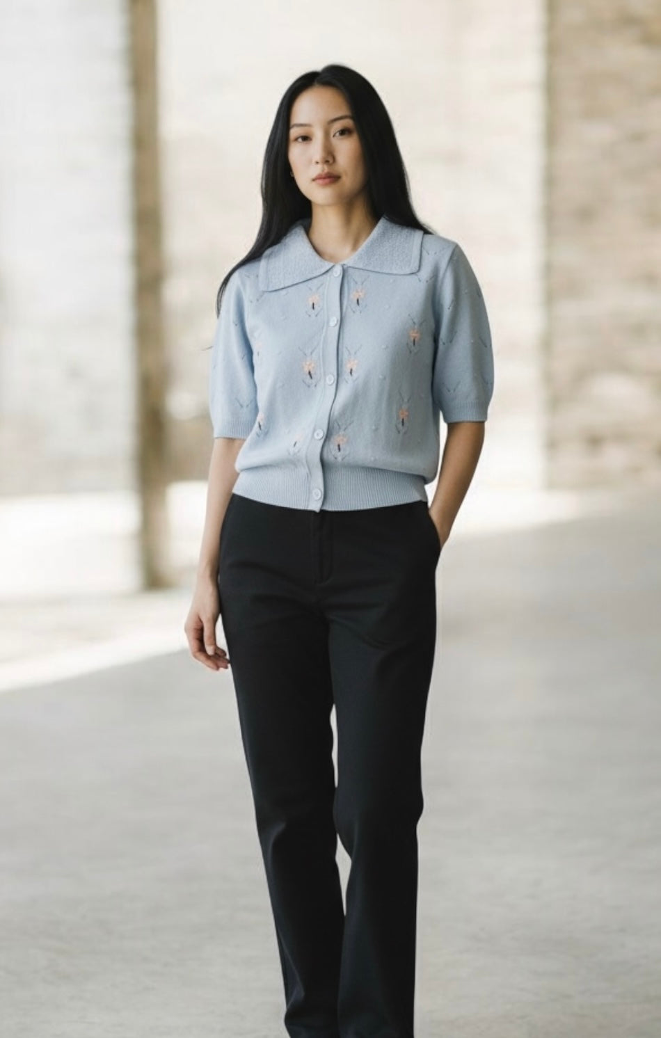 Top summer knitted