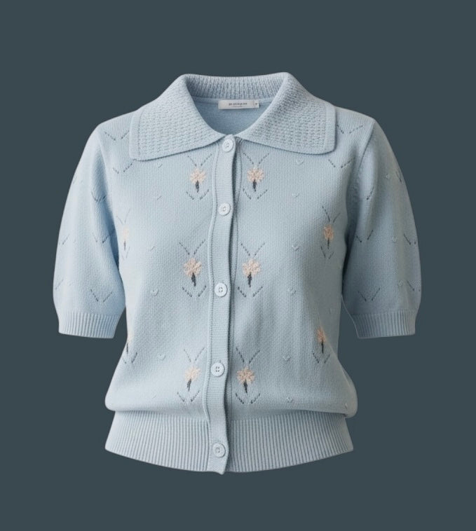 Top summer knitted